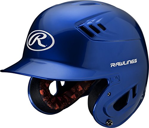 Rawlings R16 Series Metallic Batting Helmet, Royal, Senior